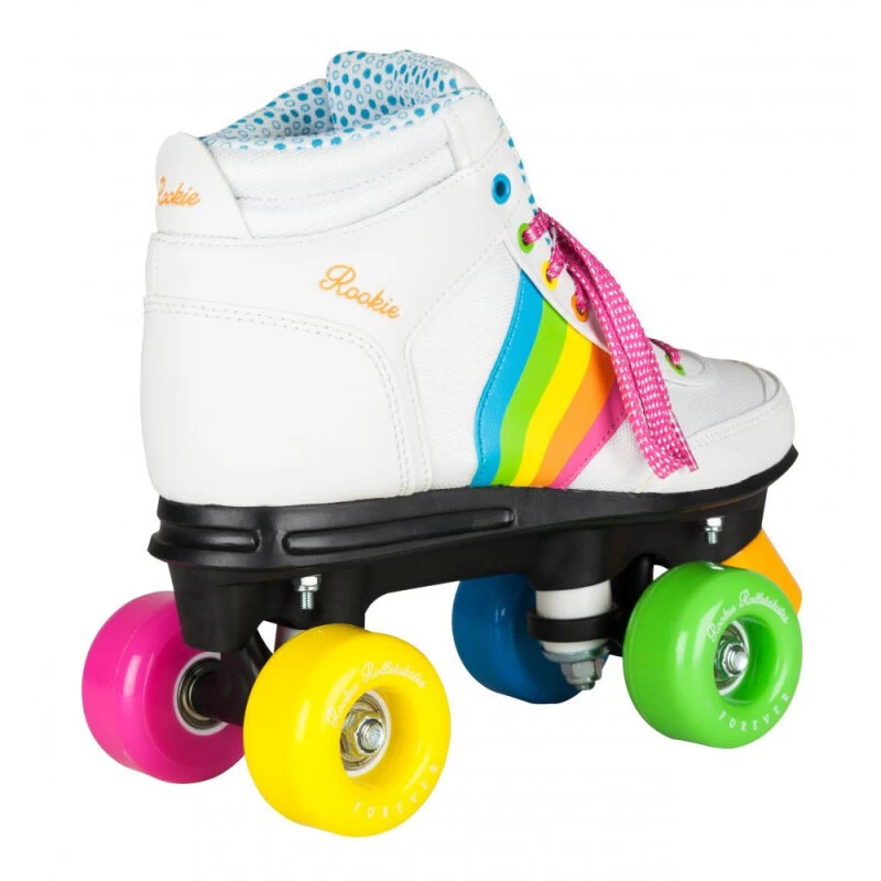 Rookie Rollerskates Forever Rainbow Weiss, Multi 2 Rookie Rollerskates Forever Rainbow Weiss, Multi – Bild 2