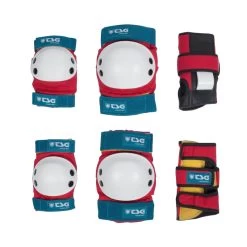 TSG Schützerset Junior Old School Rot/türkis/gelb